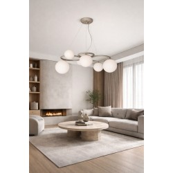 Κρεμαστό Φωτιστικό Industrial Οπαλίνα N.128 Ø80cm | BDP128