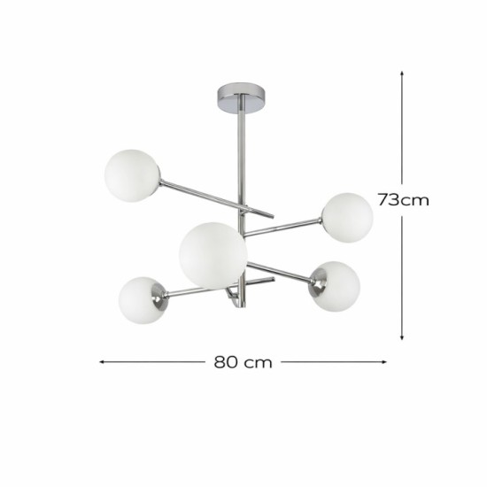 Κρεμαστό Opal Φωτιστικό N.292 Ø80cm | BDP292