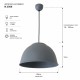 Φωτιστικό Industrial  Αλουμινίου Ν.3508 Ø30cm | Bronze Design