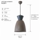 Φωτιστικό Αλουμινίου N.3511 Modern Industrial | Bronze Design