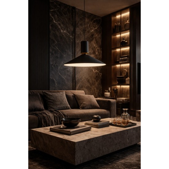 Κρεμαστό Φωτιστικό Αλουμινίου Modern Line N.3523 Ø30cm