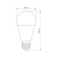 Λάμπα LED E27 6W 3000K με Αισθητήρα Κίνησης & Λυκόφωτος Eko-Light