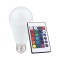 Λάμπα LED RGB E27 A60 10W 935lm με Τηλεχειριστήριο Eko-Light
