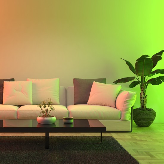 Λάμπα LED RGB E27 A60 10W 935lm με Τηλεχειριστήριο Eko-Light