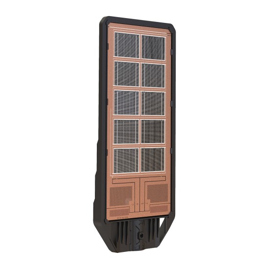Ηλιακό Φωτιστικό Δρόμου Kers 200W 1200lm 6500K IP44 με Αισθητήρα Κίνησης
