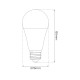 Smart Λάμπα LED Wi-Fi E27 A70 11W RGB+CCT 1200lm Tuya Eko-Light