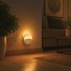 Φωτάκι Νυκτός LED Πρίζας Cleo 0,6W 3000K με Αισθητήρα Σκότους – Λευκό EKW0089