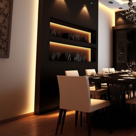 Σετ Ταινίας LED COB 5m 320 LED/m 24V 4000K IP20 με Τροφοδοτικό - Eko-Light