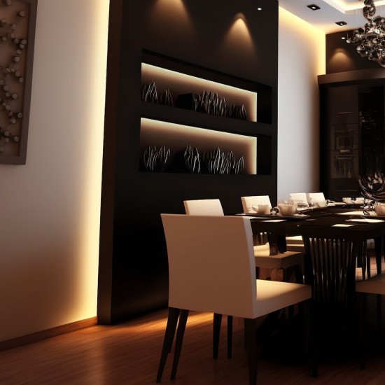 Σετ Ταινίας LED COB 5m 320 LED/m 24V 6500K IP20 με Τροφοδοτικό - Eko-Light