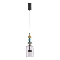 Κρεμαστό Φωτιστικό ARTE 12W LED Μαύρο Multicolor Ø13cm 3000K