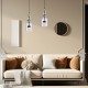 Κρεμαστό Φωτιστικό ARTE 12W LED Μαύρο Multicolor Ø13cm 3000K