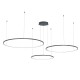 Τρίφωτο Κρεμαστό Φωτιστικό LED SATURNO 100W 4000K Μαύρο 180cm - Milagro ML0846 Τρίφωτο Κρεμαστό Φωτιστικό LED SATURNO 100W 4000K Μαύρο 180cm - Milagro ML0846