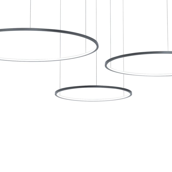 Τρίφωτο Κρεμαστό Φωτιστικό LED SATURNO 100W 4000K Μαύρο 180cm - Milagro ML0846 Τρίφωτο Κρεμαστό Φωτιστικό LED SATURNO 100W 4000K Μαύρο 180cm - Milagro ML0846