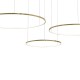 Τρίφωτο Κρεμαστό Φωτιστικό LED SATURNO 100W 4000K Χρυσό 180cm - Milagro ML0847 Τρίφωτο Κρεμαστό Φωτιστικό LED SATURNO 100W 4000K Χρυσό 180cm - Milagro ML0847