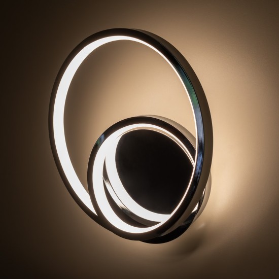 Απλίκα Τοίχου LED Lucero 13W 4000K Χρώμιο Ø23 cm – ML1051 Απλίκα Τοίχου LED Lucero 13W 4000K Χρώμιο Ø23 cm – ML1051