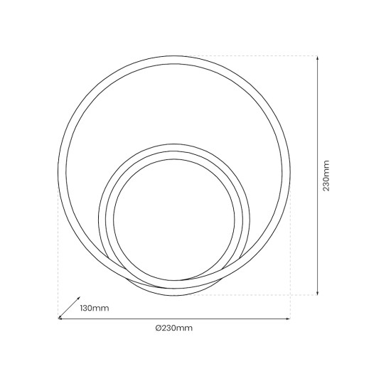Απλίκα Τοίχου LED Lucero 13W 4000K Χρώμιο Ø23 cm – ML1051 Απλίκα Τοίχου LED Lucero 13W 4000K Χρώμιο Ø23 cm – ML1051