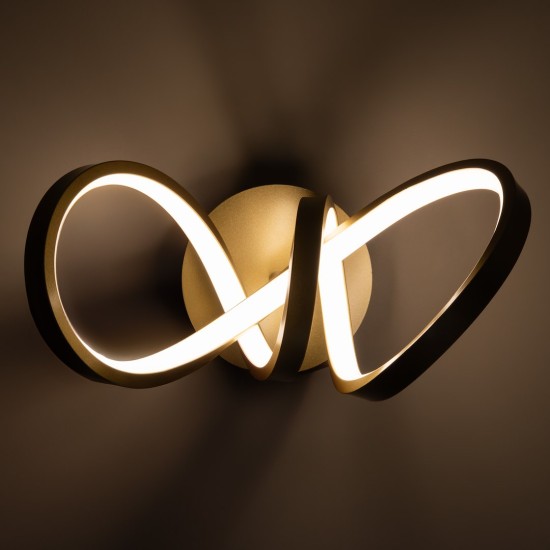 Απλίκα Τοίχου LED Tesoro Gold 15W 4000K Χρυσή – ML1053