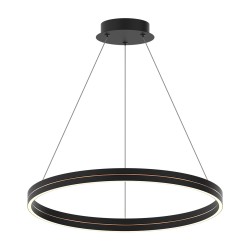 Κρεμαστό Φωτιστικό LED Gravity Μαύρο–Χρυσό 36W 4000K – Milagro ML1183