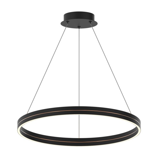 Κρεμαστό Φωτιστικό LED Gravity Μαύρο–Χρυσό 36W 4000K – Milagro ML1183