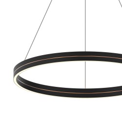 Κρεμαστό Φωτιστικό LED Gravity Μαύρο–Χρυσό 36W 4000K – Milagro ML1183