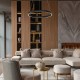 Κρεμαστό Φωτιστικό LED Gravity Μαύρο–Χρυσό 36W 4000K – Milagro ML1183