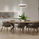 Κρεμαστό Φωτιστικό LED Orbita Λευκό–Μαύρο 52W 4000K – Milagro ML1186