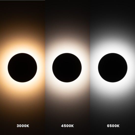 Πλαφονιέρα / Απλίκα LED Disk Black 18W 3CCT IP65 Πλαφονιέρα / Απλίκα LED Disk Black 18W 3CCT IP65