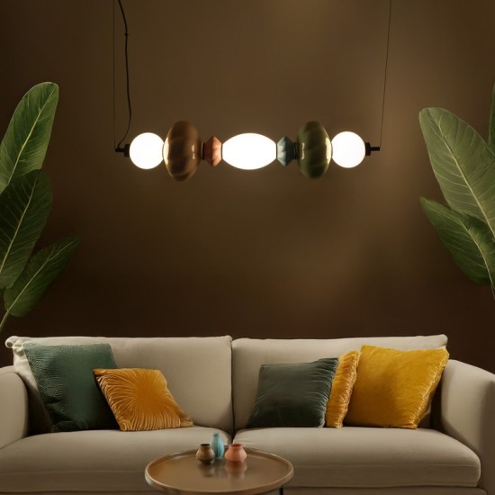 Κρεμαστό Φωτιστικό ASCOLI 24W LED Multicolor 3000K