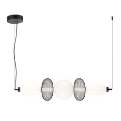 Κρεμαστό Φωτιστικό ARAME 32W LED Μαύρο 3000K