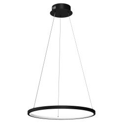 Κρεμαστό Φωτιστικό LED Hoop Μαύρο 27W 4000K – Milagro ML1541