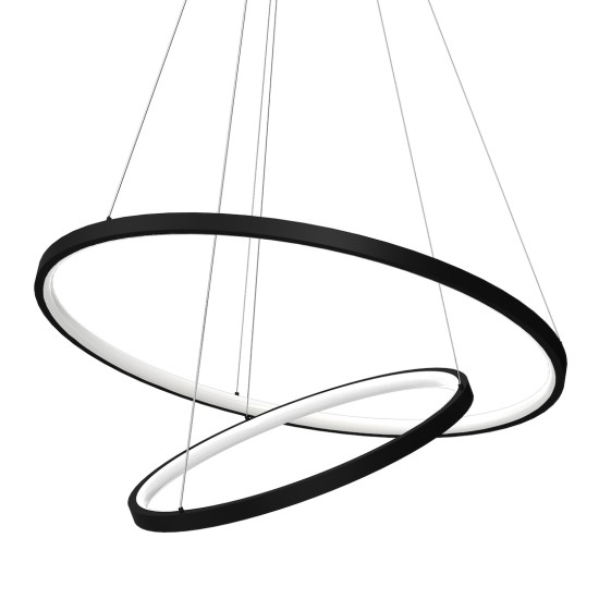 Κρεμαστό Φωτιστικό LED Hoop Μαύρο 51W 4000K – Milagro ML1542 Κρεμαστό Φωτιστικό LED Hoop Μαύρο 51W 4000K – Milagro ML1542