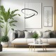 Κρεμαστό Φωτιστικό LED Hoop Μαύρο 51W 4000K – Milagro ML1542 Κρεμαστό Φωτιστικό LED Hoop Μαύρο 51W 4000K – Milagro ML1542