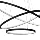 Κρεμαστό Φωτιστικό LED Hoop Μαύρο 93W 4000K – Milagro ML1543