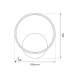 Μοντέρνα LED Απλίκα Τοίχου Hoop Χρυσή 7W 4000K – Milagro ML1544