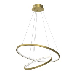 Κρεμαστό Φωτιστικό LED Hoop Χρυσό 51W 4000K – Milagro ML1546
