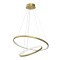 Κρεμαστό Φωτιστικό LED Hoop Χρυσό 51W 4000K – Milagro ML1546