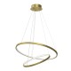 Κρεμαστό Φωτιστικό LED Hoop Χρυσό 51W 4000K – Milagro ML1546