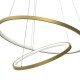 Κρεμαστό Φωτιστικό LED Hoop Χρυσό 51W 4000K – Milagro ML1546