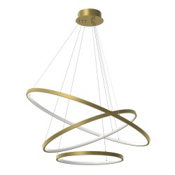 Κρεμαστό Φωτιστικό LED Hoop Χρυσό 93W 4000K – Milagro ML1547