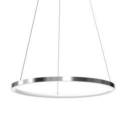 Κρεμαστό Φωτιστικό LED Hoop Χρωμέ 27W 4000K – Milagro ML1549