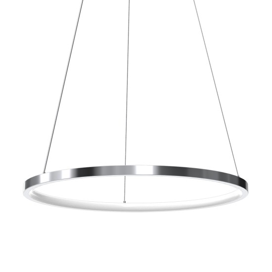 Κρεμαστό Φωτιστικό LED Hoop Χρωμέ 27W 4000K – Milagro ML1549