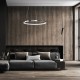 Κρεμαστό Φωτιστικό LED Hoop Χρωμέ 27W 4000K – Milagro ML1549