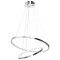 Κρεμαστό Φωτιστικό LED Hoop Χρωμέ 51W 4000K – Milagro ML1550