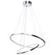 Κρεμαστό Φωτιστικό LED Hoop Χρωμέ 51W 4000K – Milagro ML1550