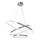 Κρεμαστό Φωτιστικό LED Hoop Χρωμέ 93W 4000K – Milagro ML1551