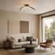 Πλαφονιέρα LED INFINITY 21W 4000K Μαύρη 70cm - Milagro ML1574