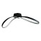 Πλαφονιέρα LED INFINITY 21W 4000K Μαύρη 70cm - Milagro ML1574