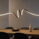 Κρεμαστό Φωτιστικό LED LOOP Μαύρο 28W 4000K – Milagro