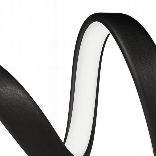 Κρεμαστό Φωτιστικό LED LOOP Μαύρο 28W 4000K – Milagro