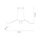 Κρεμαστό Φωτιστικό LED LOOP Μαύρο 28W 4000K – Milagro